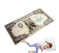 Million Dollar Throw Blanket - 1 Millón de dólares Patrón Blanket, Warm Bed Comforter for Women Men, Plush Home Decor, Living Room Soft Cover, Luxury Money Design Gift for Adults Teens