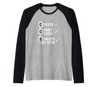 Million Tiny Gems Pintura de Diamantes DIY Craft Humor Camiseta Manga Raglan