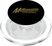 Millionaire Club Miembro Divertido Emprendedor Regalo Hombres Mujeres PopSockets PopGrip para MagSafe