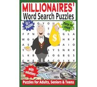 Millionaires' Word Search Puzzle Book: Challenging brain games for Wealth Fans | Fun & Addictive teasers