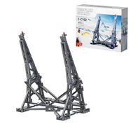 Millionspring Juego de construcción de soporte vertical Millennium Falcon 75192, kit de construcción de construcción de ladrillos con soporte de montaje, 408 piezas