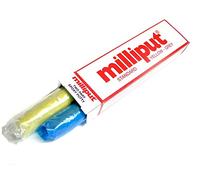 Milliput Masilla epoxi Pack de 3 (6 varillas) estándar amarillo gris ajuste frío modelado restauración esculpir