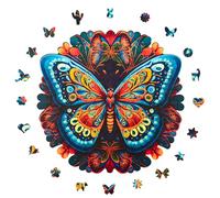 Milliwood Puzzle Madera 206 Piezas - Elusive - Puzzle 10 años Puzzle niños Puzzles para Adultos Puzzle Animales Jigsaw Puzzle Rompecabezas niños Rompecabezas Puzzles - 32x32cm