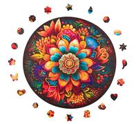 Milliwood Puzzle Madera 206 Piezas - Leaf Ornaments - Puzzle 10 años Puzzle niños Puzzles para Adultos Puzzle Animales Jigsaw Puzzle Rompecabezas niños Rompecabezas Puzzles - 32x32cm