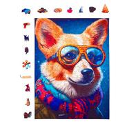 Milliwood Puzzle Madera 316 Piezas - Corgi Dog - Puzzle 10 años Puzzle niños Puzzles para Adultos Puzzle Animales Jigsaw Puzzle Rompecabezas niños Rompecabezas Adulto Puzzles - 27,5x37cm
