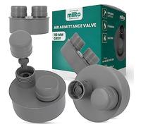 Millto™ Aireador de tuberías 110 mm, PP, válvula de ventilación, sistema de alcantarillado, sistema de ventilación de drenaje, eliminación