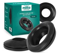 Millto™ Anillo de goma sellado para contador de agua de 50mm Junta de contador de agua flexible Anillo de goma Disco de goma Junta plana Anillo de sellado para caja de contador de agua