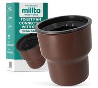 Millto™ Conector de Inodoro 110 Con Juntas de Goma, Juego de Conexión Para Alcantarillado y Lavabo, Tubo y Accesorios