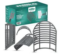 Millto™ Filtro de Tubo de Lluvia Colador Bajada 110mm | Rejilla para Bajantes Trampa de Hojas Guarda Canalón Protección Previene la Obstrucción Retención Ramas Residuos
