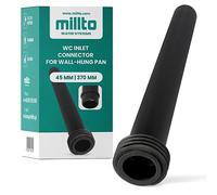 Millto™ Geberit Tubo de descarga 45x370 mm - Raccord mural - Excelencia en polipropileno - Empotrado