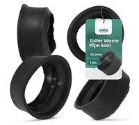 Millto™ Junta para tubo de desagüe de 110 mm, adaptador de junta de goma, manguito de tubo de inodoro, arandela flexible, tubo de PVC, sistema de drenaje de PP, sistemas de drenaje de alcantarillado