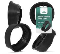 Millto™ Junta para tubo de desagüe de 160 mm, adaptador de junta de goma, manguito para tubo de inodoro, arandela flexible, tubo de PVC, sistema de drenaje de PP, sistemas de drenaje de alcantarillado