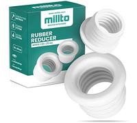 Millto™ Tubo reductor de goma, ajuste push fit, tubo de drenaje, manguito de goma, adaptador de junta (32 x 25 mm)