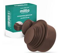 Millto™ Reductor conector reductor Ø 110 mm DN 100 marrón multietapa Ø 63-100 mm reductor adaptador de filtro de bajada | Reducción de tubería de transición reductora