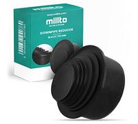 Millto™ Reductor conector reductor Ø 110 mm DN 100 negro multietapa Ø 63-100 mm reductor adaptador de filtro de bajada | Reducción de tubería de transición reductora
