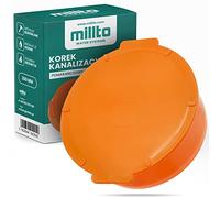 Millto™ Tapón cubreconducto HT KG para tubo Ø DN 200 mm naranja | Tapón para desagüe de plástico, tapón de drenaje de plástico, conector de conexión de PVC PP, tapa