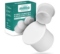 Millto™ Tapón de tubo HT Ø DN 40 mm blanco | tapón de aguas residuales de plástico PVC PP pieza de conexión tapa