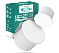Millto Tapón de tubo HT de diámetro DN 32 mm, color blanco, tapón de desagüe de plástico, tapón de plástico PVC PP conexión pieza de conexión tapa