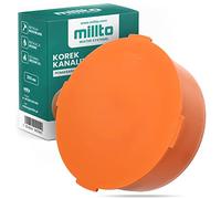 Millto™ Tapón de Tubo HT KG DN 250 mm, Naranja - Conexión de Desagüe PVC PP, Tapa de Plástico