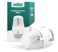 Millto™ Válvula termostática para radiador M30 x 1,5, cabezal de repuesto para termostato, sistema de calefacción de 6 niveles