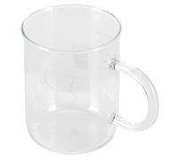 Milltrip Glass Glass - 450 Ml de Precipitados de Borosilicato con Escala, para café, Cerveza Fría, Mezcla de Cócteles