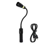 Milltrip Luz de Trabajo LED, Luz LED de 1000lm Ligera LED Flexible Magnética Tipo C Luz de Antorcha Zoomable con Luz Lateral de Mazorca para el Trabajo Inspección de Reparación