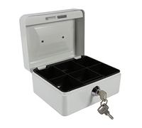 Milltrip Mini Caja Segura Digital, Caja de Seguridad de Seguridad Portátil para Pasaporte de Joyería en Efectivo (Tamaño pequeño blanco)