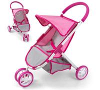 Milly Mally 5901761125009 Pram Susie Prestige - Muñeca de peluche, color rosa