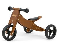 Milly Mally Jake - Bicicleta sin Pedales con Dos o Tres Ruedas, de Madera, de 1 a 3 años, Color Natural
