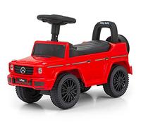 Milly Mally Mercedes G350D - Coche para niños a Partir de 1 año, Coche Interactivo con claxon y Sonido de Motor, Regalo para niño Rojo S