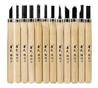 Millya 12PCS Wood Carving Knife Kit Handmade Crafting Chisel Professional Woodworking Tool Set