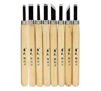 Millya 8PCS Wood Carving Knife Kit Handmade Crafting Chisel Professional Woodworking Tool Set