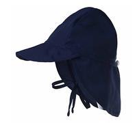 Millya - Sombrero de algodón para bebé, con correa de cordón y capucha, para niños de 3 a 18 meses azul oscuro Talla:40-51CM(1-3 Years)