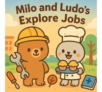 Milo and Ludo Explore Jobs: A Fun and Easy Coloring Book About Professions for Kids