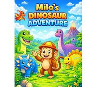 Milo’s Dinosaur Adventure: A Fun and Friendly Dinosaur Coloring Book for Kids Ages 3-8 (The Adventures of Milo the Monkey)