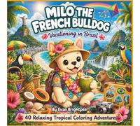 MILO THE FRENCH BULLDOG VACATIONING IN BRAZIL: 40 Relaxing Tropical Coloring Adventures