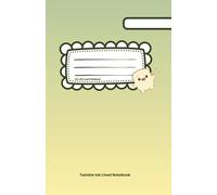 Milo the Magical Marshmallow: Green & Yellow Gradient Lined Notebook 245 pages (5.5 x 8.5)