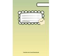 Milo the Magical Marshmallow: Green & Yellow Gradient Lined Notebook 245 pages (5.5 x 8.5)