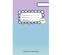 Milo the Magical Marshmallow: Purple & Blue & Teal Gradient Lined Notebook 245 pages (5.5 x 8.5)