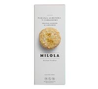 Milola - Galletas de Naranja, Almendra y Cordomomo - 140 gramos