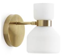 Miloox Fifty lámpara de pared 1x40 W blanco-oro 1744.17