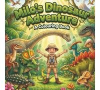 Milo's Adventure Series: Dinosaur Adventure Colouring Book for Kids Ages 4-7 | Meet Amazing Dinosaurs with Milo
