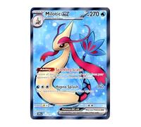 Milotic ex 217/191 - Tarjeta de Pokémon de arte completo ultra rara | Cartas Pokémon brillantes | Pokémon EX | chispas emergentes | Pokémon escarlata y violeta | Autenticado por Titan Cards