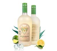 MiLove Margarita - Cóctel Premium, artesano y natural - Pack 2 botellas elaborado con tequila Agave azul (México), limón mediterráneo, licor triple seco y jarabe simple - 2x75 cl.