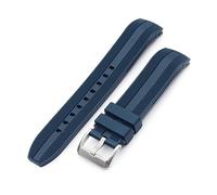 MiLTAT StrapXPro SBDC101 SPB143 - Correa de goma para reloj Seiko 63Mas, SPX1C, color azul marino, Man's size, Ágata