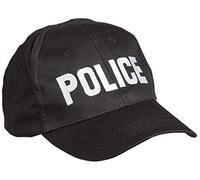 Miltec - Gorra Police BK para Adulto, Unisex, Color Negro, Talla única