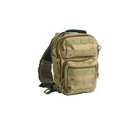 Miltec mochila bandolera táctica en color coyote 100% poliester 30x22