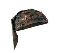 Miltec WLD - Bufanda multifunción Unisex para Adultos, Camuflaje de Bosque, Talla única, Camuflaje Digital Woodland, Talla única