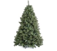 Milton - árbol de Navidad de 210 cm muy frondoso y realista, decoración navideña