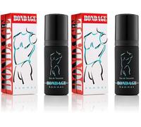 Milton-Lloyd Bondage Homme Eau De Toilette for Men, Spicy, Complex and Provocative, 50 ml (Paquete de 2)